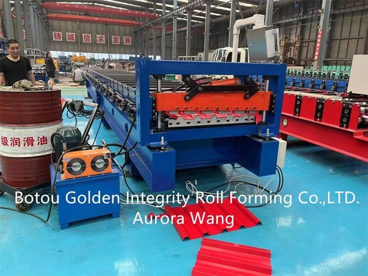아연 루프 패널 롤 성형기  5.5 KW PLC 제어 시스템