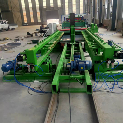 길이 기계 30KW PLC 제어에 줄여진 컬러 스틸 박판 금속